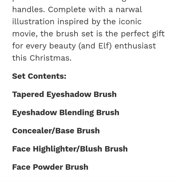 I Heart Revolution x ELF Narwhal Brushes - Picture 4 of 4